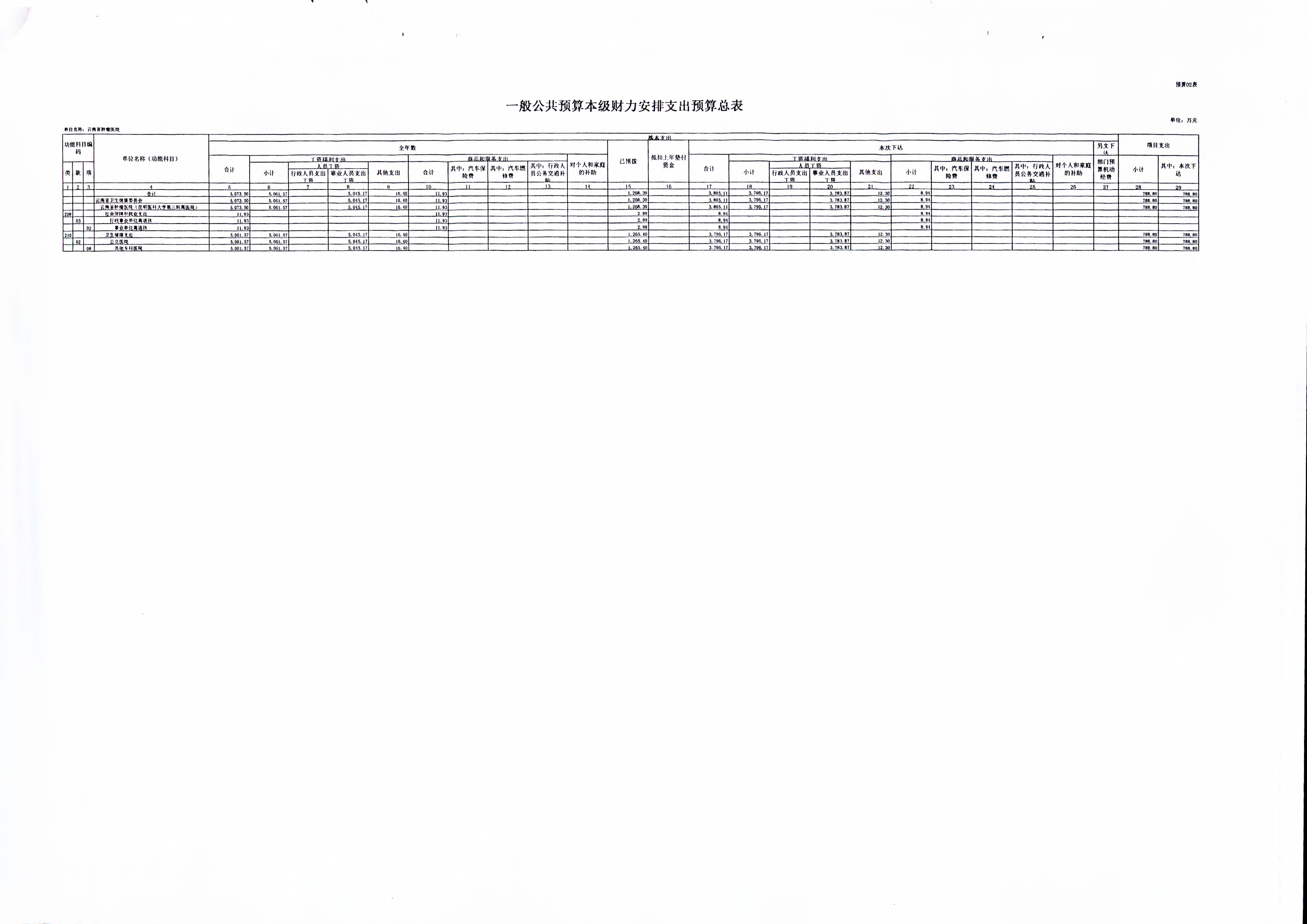 《云南省卫生健康委关于开云体育网站下载网址
2019年部门预算的批复》（云卫规财发【2019】1-10号_页面_11